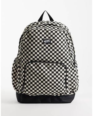 Vans Mochila New Skool De Cuadros Blancos Y Negros