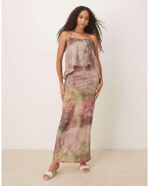 ASOS Co-ord Maxi Skirt - Natural