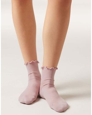 Calzedonia Ribbed Socks - Pink