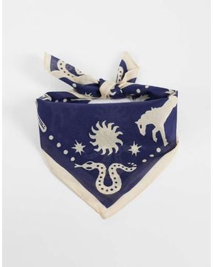 ASOS Western Cotton Bandana - Blue
