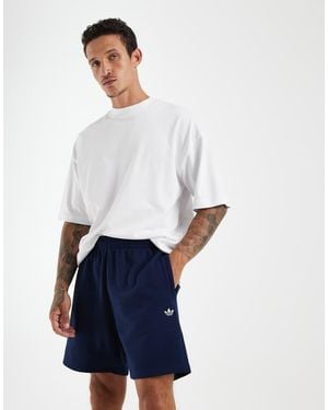 adidas Originals Trefoil Essentials Fleece Shorts - White