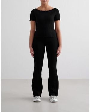Aim'n Tulip Flare Tights - Black