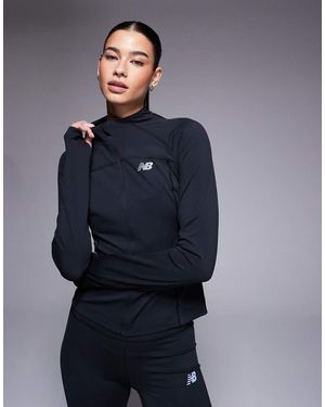 New Balance Harmony Fitted Full Zip Jacket - Blue