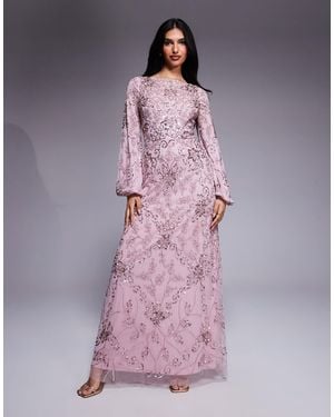 Beauut – jenna – langärmliges maxikleid - Lila