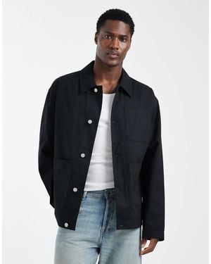 ASOS – worker-jacke - Schwarz