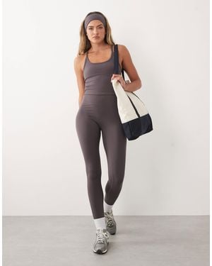 4505 Icon Soft Touch High Waist Yoga Legging - Natural
