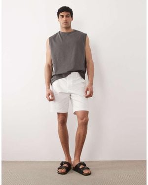 Threadbare Chino Shorts - White
