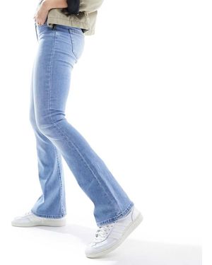 ONLY Blush Mid Waist Flare Jeans - Blue