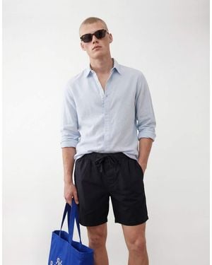 ASOS Linen Blend Short - White