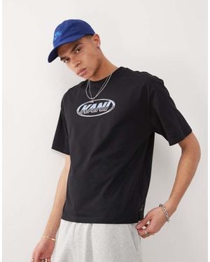Karlkani Signature Chrome Crop T-shirt - Black