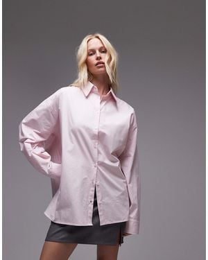 ASOS Cinch Waist Wrap Multiway Shirt - Purple