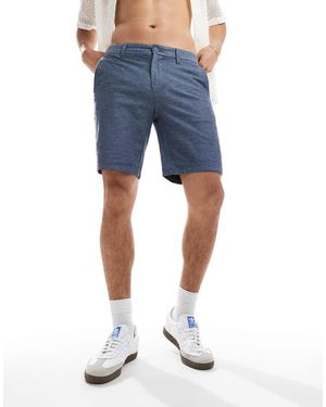 Only & Sons Pantaloncini Chino Mélange - Blu