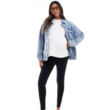 Commando Maternity Legging - Blue
