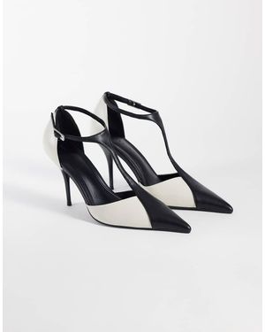 ASOS Prize T-Bar Stiletto Hoge Pumps - Blauw