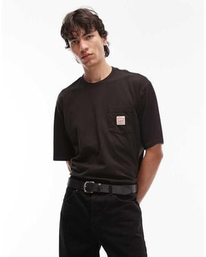 Levi's Workwear Capsule Oversized T-shirt With Logo - Black