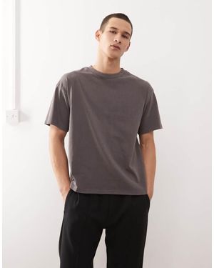 Weekday Great Boxy Fit T-shirt - Grey