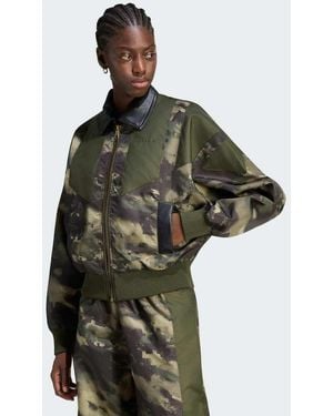 adidas Originals Eqt Aop Bomber Jacket - Green