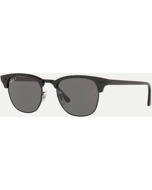 Ray-Ban – clubmaster classic – eckige, polarisierte sonnenbrille - Schwarz