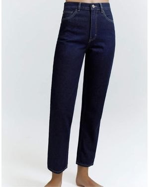 Pull&Bear High-waist Mom Fit Jeans - Blue