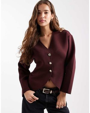 ONLY Structu Cardigan - Brown