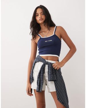 Rip Curl – mehrlagiges, kurzes strand-camisole - Blau