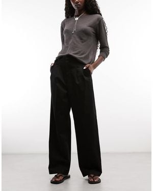 Carhartt Tristin Pleated Trousers - Black