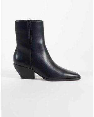 ASOS Raul Western Enkellaarzen Met Hak - Blauw