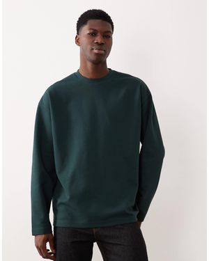 ASOS Breathemaxtm Heavyweight Oversized Long Sleeve T-shirt - Green