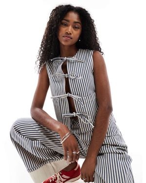 Daisy Street – denim-top - Blau