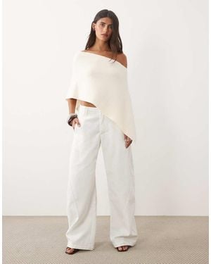 Lioness Vaqueros Barrel Leg Blancos Sideline - Neutro