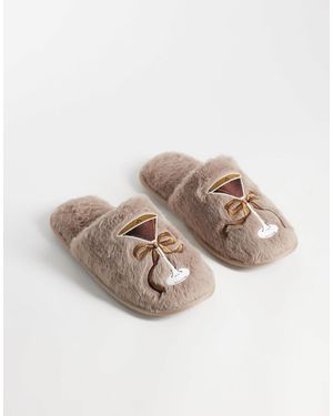Loungeable Flauschige slipper - Natur