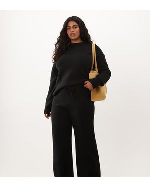 ASOS Asos Design Curve Wide Leg Trousers - Black