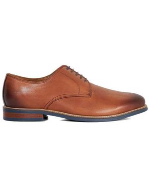 Dune Wide Fit Stanleyy Wf Lace Up Shoes - Brown