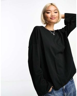 ONLY Oversized Long Sleeve T-Shirt - Black