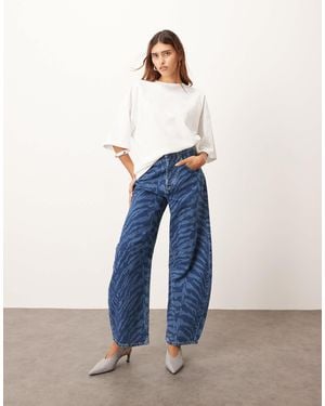 ARRANGE Sydney Barrel Leg Jean - Blue