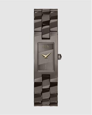 ARMANI EXCHANGE Two-Hand Stainless Steel Watch - Brown