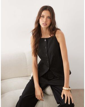 New Look Gilet Con Fascette - Nero