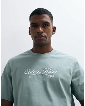 Calvin Klein – t-shirt - Grün