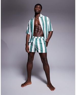 ASOS Co-Ord Boxy Oversized Shirt - Blue