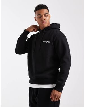 Jack & Jones Logo Hoodie - Black