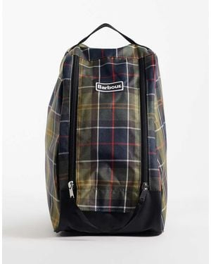 Barbour Tartan Check Gumboot Bag - Black