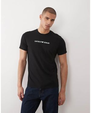 Emporio Armani Bodywear Chest Logo - Black