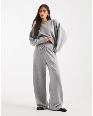 Brave Soul Straight Leg Sweatpants - White