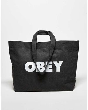 Obey Tote Tas - Zwart
