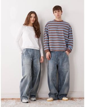 Cheap Monday Unisex Dunno Super baggy Skater Jeans - Blue