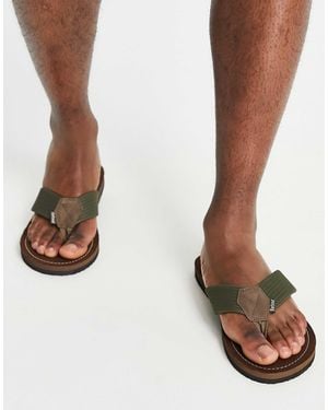 Barbour – toeman – strandsandalen - Weiß
