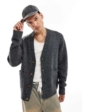 Native Youth Cardigan Comodo - Blu