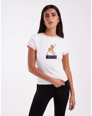 ASOS Disney Baby Tee With Disney Classic Print - White