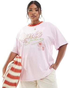 Renee Studio Renée studio plus – exklusives t-shirt - Pink