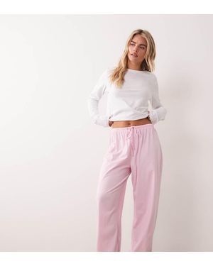 ASOS Asos Design Petite Mix & Match Cotton Pyjama Trousers - Pink